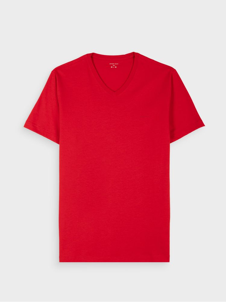 Camiseta Unicolor Slim Fit para Hombre 42717