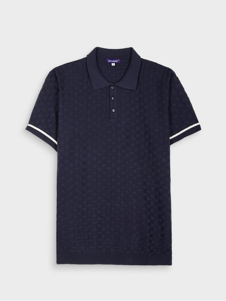 Polo Regular Jacquard para Hombre 05883