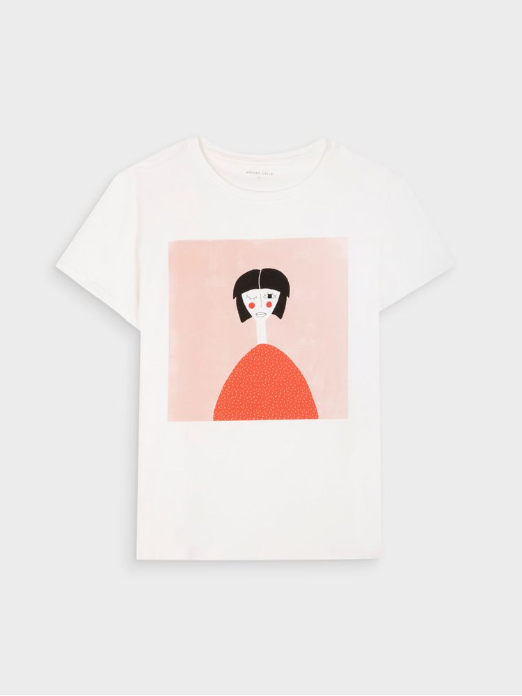 Camiseta Estampada para Mujer 40420