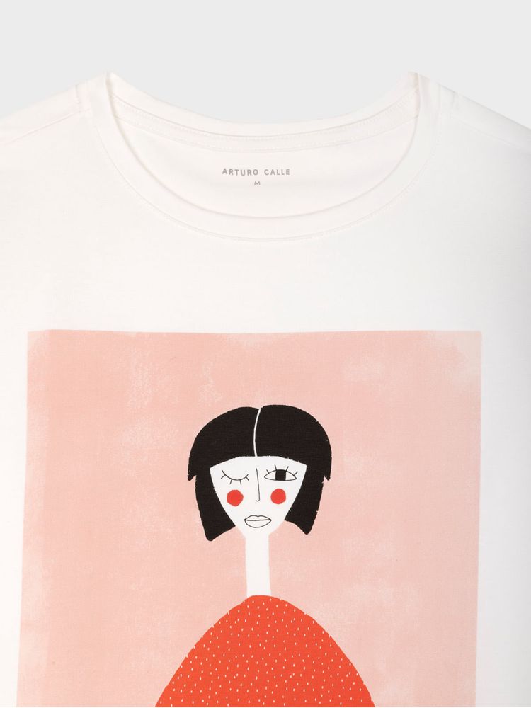 Camiseta Estampada para Mujer 40420