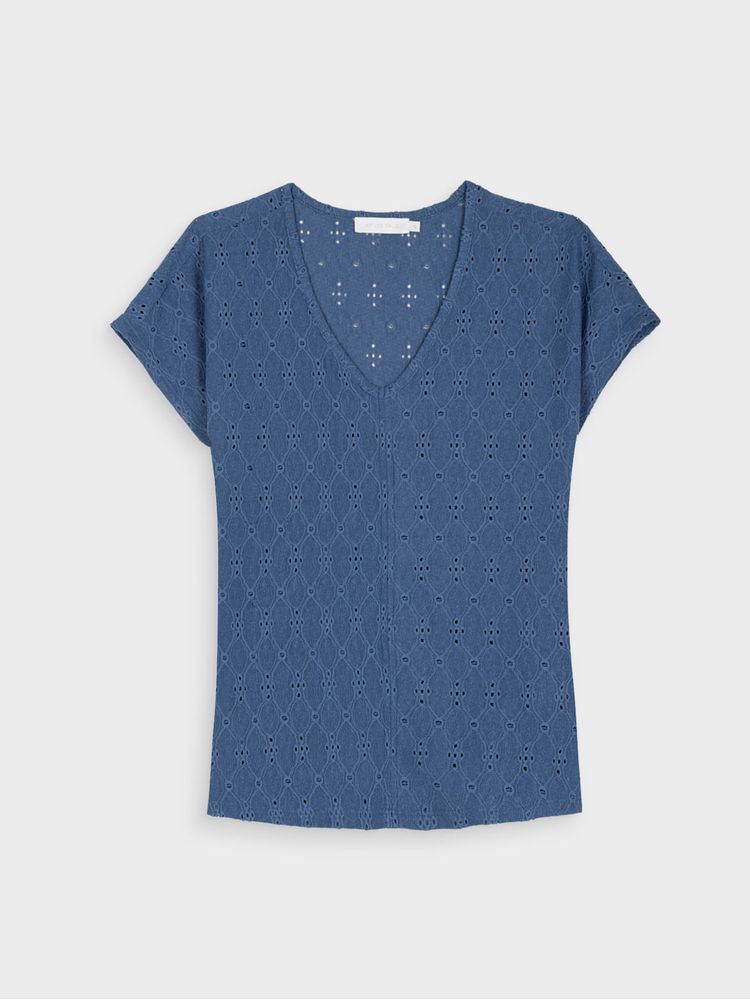 Camiseta Unicolor para Mujer 44452