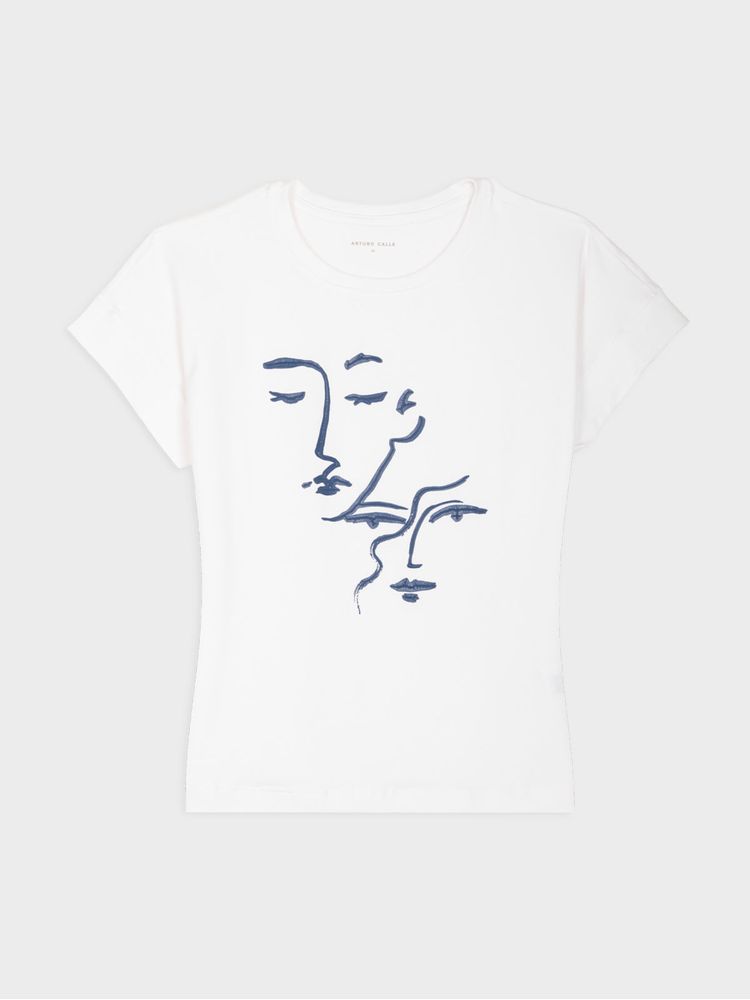 Camiseta Estampada para Mujer 42696