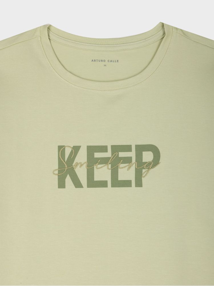 Camiseta Estampada para Mujer 42478