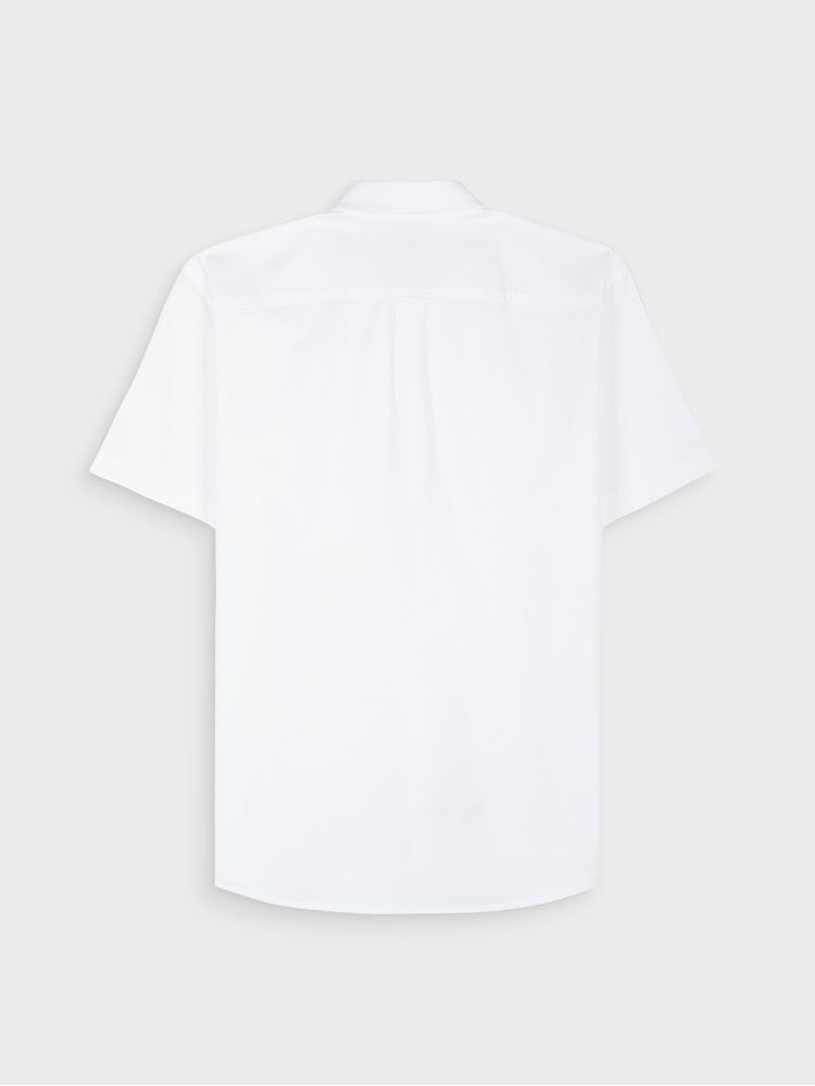 Camisa Unicolor Manga Corta para Hombre 44223