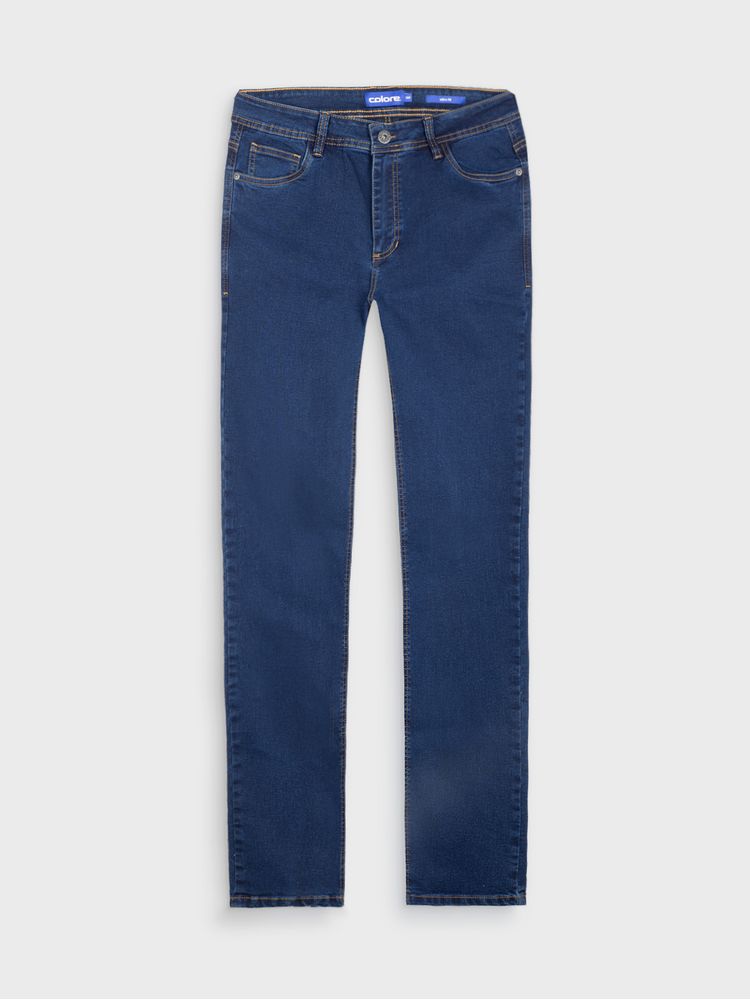Jean Slim Fit Unicolor para Hombre 12606