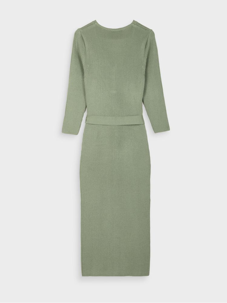 Vestido Largo Unicolor para Mujer 44206