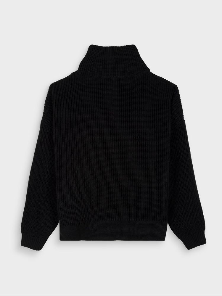 Suéter Cuello Tortuga Unicolor para Mujer 46096