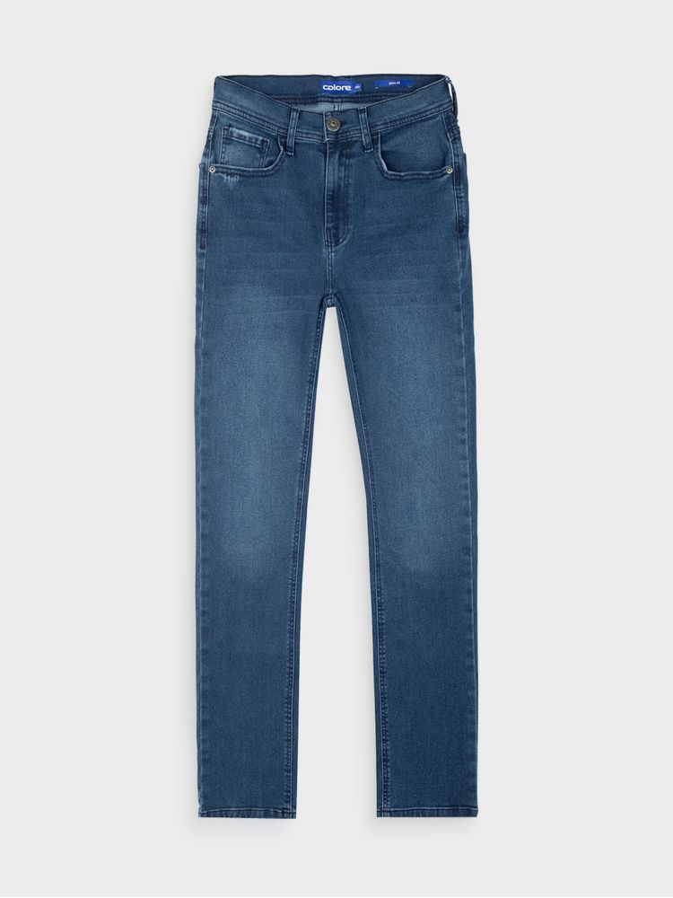 Jean Slim Fit Unicolor para Hombre 13519