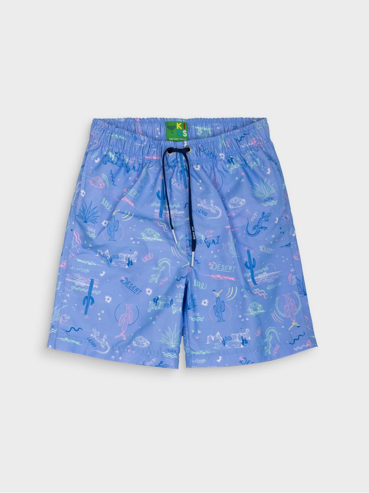 Pantaloneta Estampada de Baño para Niño 14901
