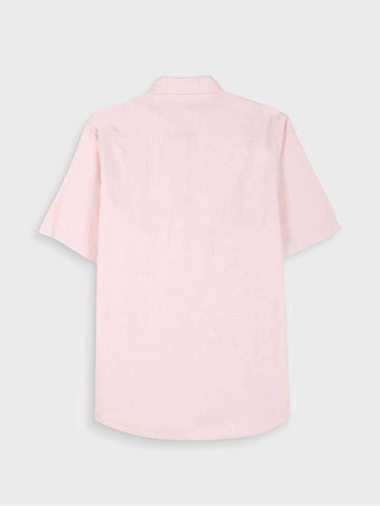 Camisa Unicolor Manga Corta para Hombre 39063