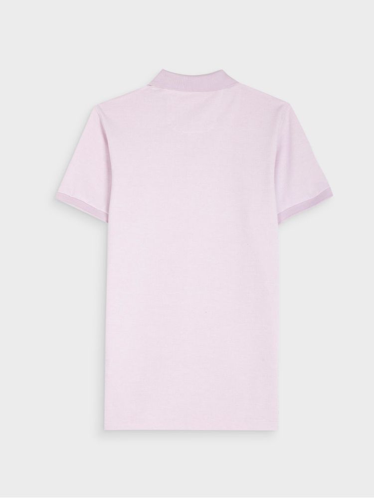 Polo Unicolor con Textura para Hombre 38080