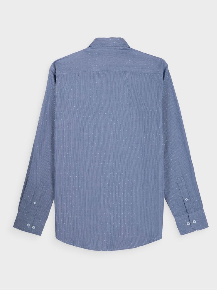 Camisa Unicolor Manga Larga para Hombre 38624