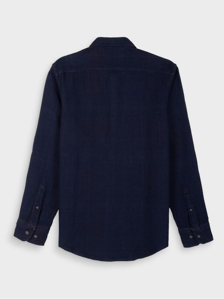 Camisa Denim Manga Larga para Hombre 38639