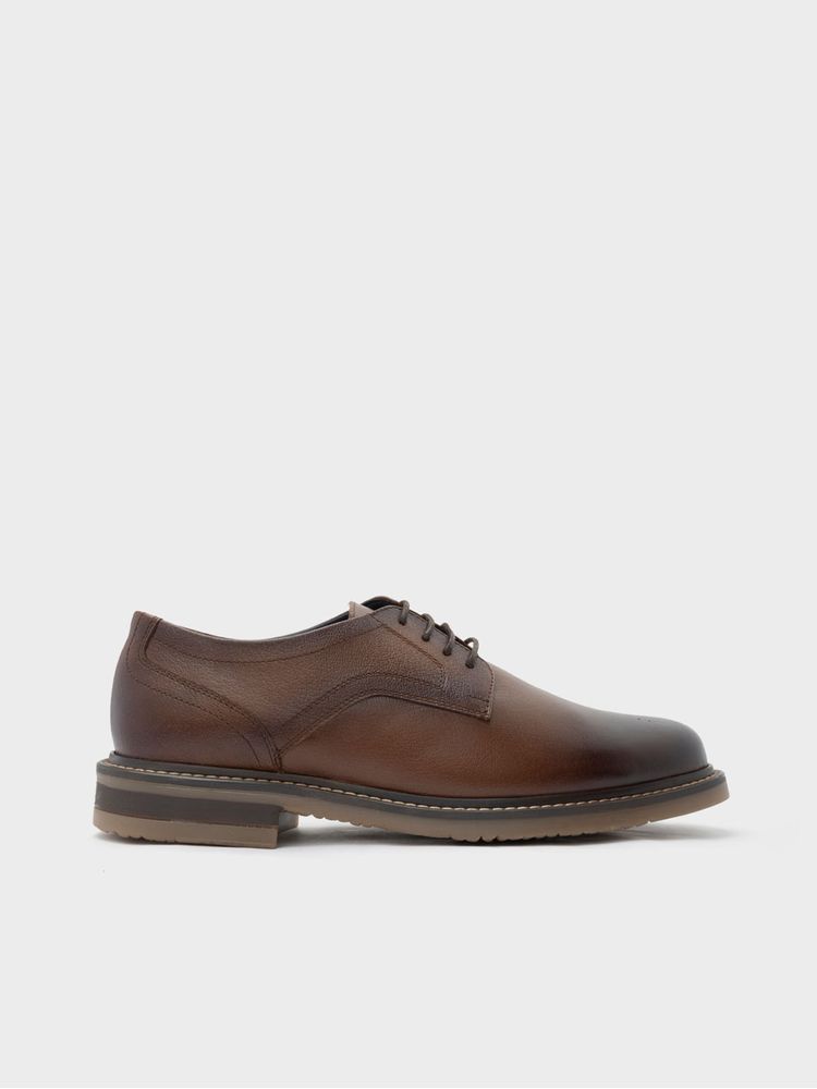 Zapato Casual con Costura en Contraste Alrededor de La Suela Y Suela Robusta 41686