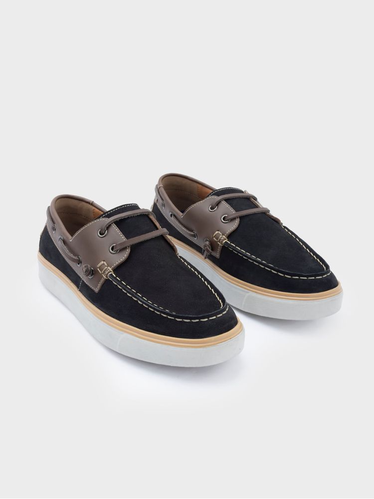 Mocasín Casual con Cordón Estilo Náutico 42242