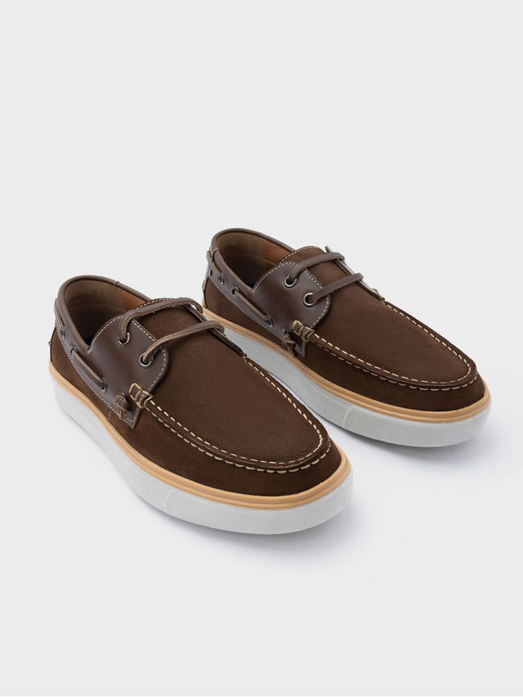 Mocasín Casual con Cordón Estilo Náutico 42242