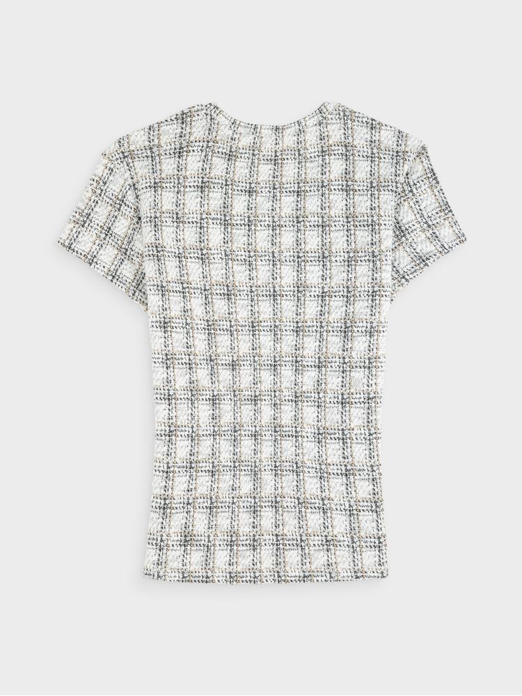 Camiseta de Cuadros para Mujer 45948