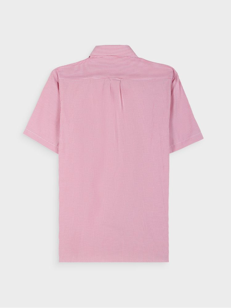 Camisa A Rayas Manga Corta para Hombre 44726