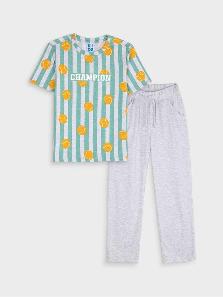 Pijama Estampada para Niño 14632