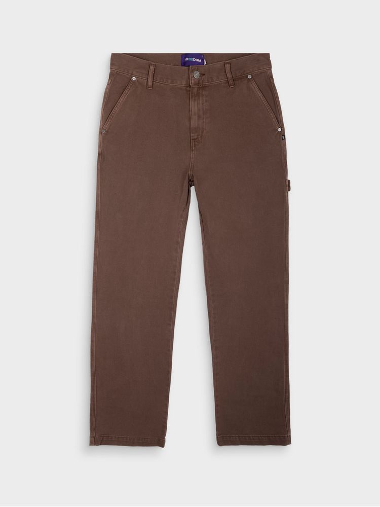 Jean Unicolor Estilo Carpintero para Hombre 05668