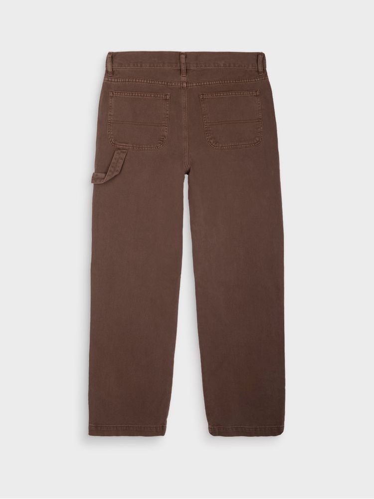 Jean Unicolor Estilo Carpintero para Hombre 05668