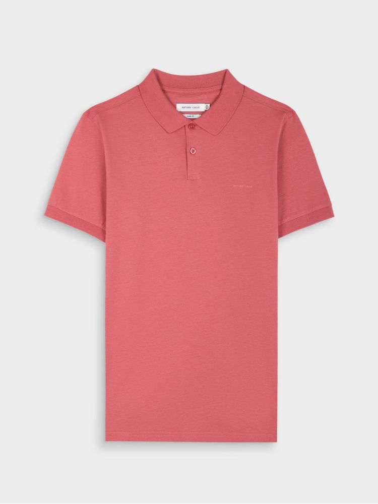 Polo Unicolor Slim Fit para Hombre 40547