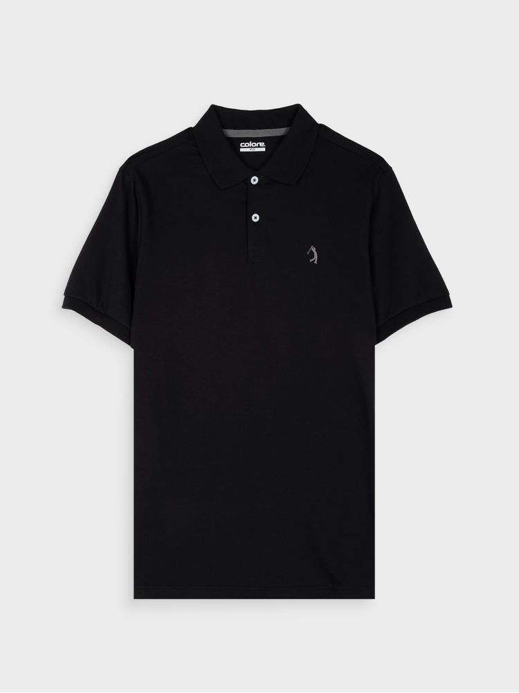 Polo Unicolor Casual para Hombre 12342