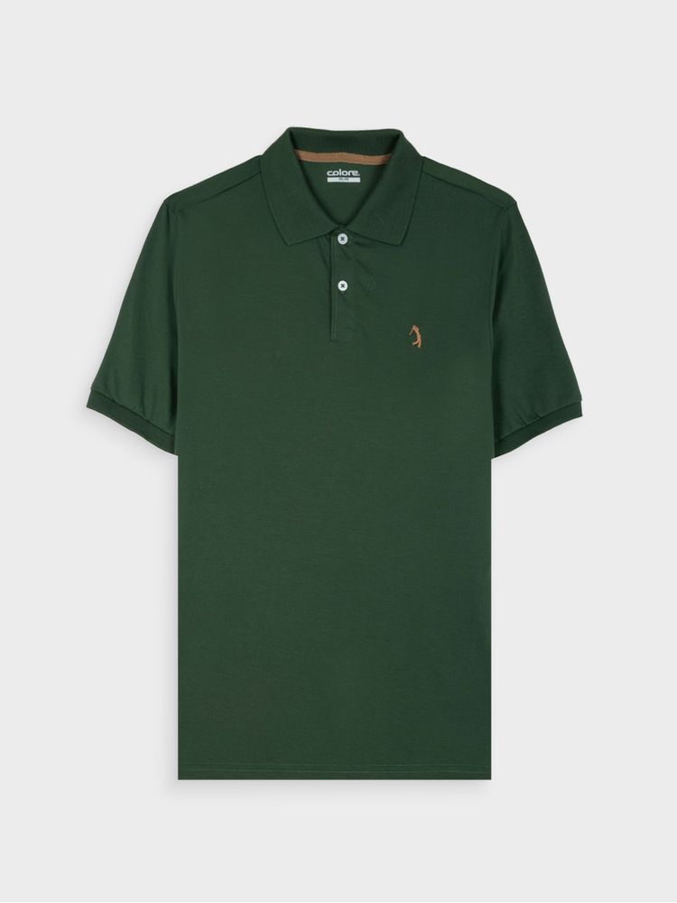 Polo Unicolor Jersey para Hombre 13717