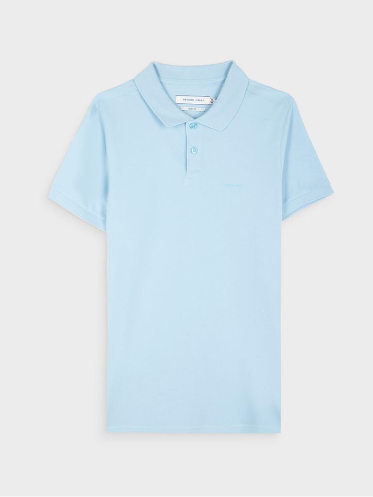 Polo Unicolor Slim Fit para Hombre 40546