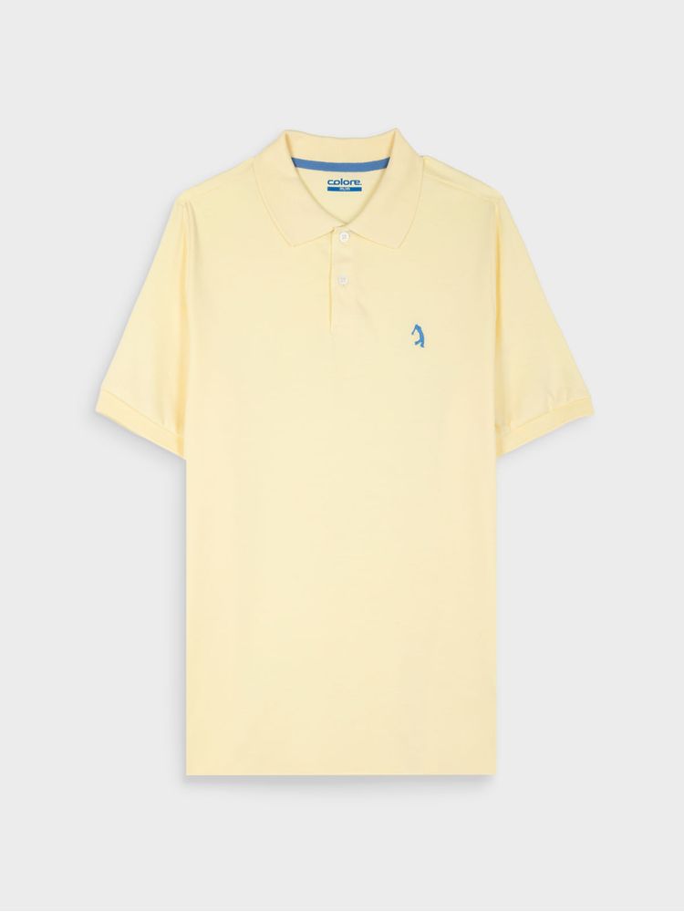 Polo Unicolor Jersey para Hombre 13718