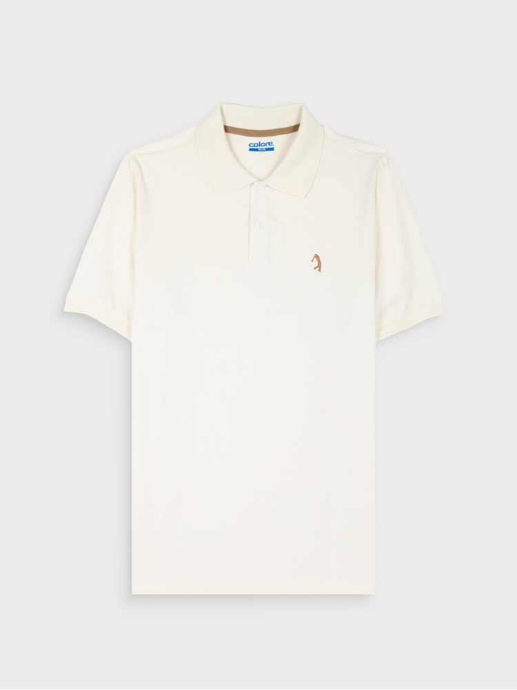 Polo Unicolor Jersey para Hombre 13718