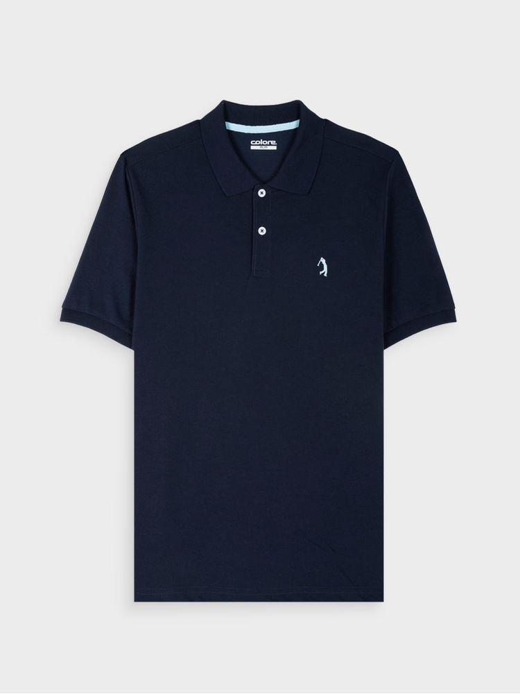 Polo Unicolor de Tejido Ligero Y Cómodo 13576