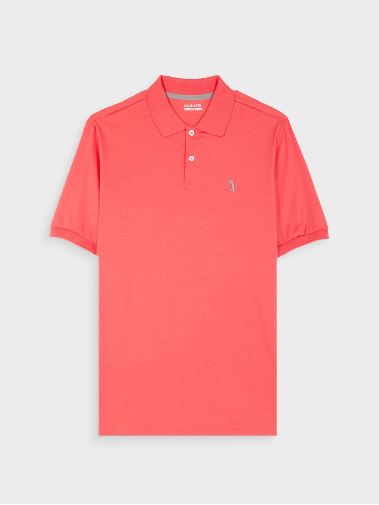 Polo Unicolor Jersey para Hombre 13574