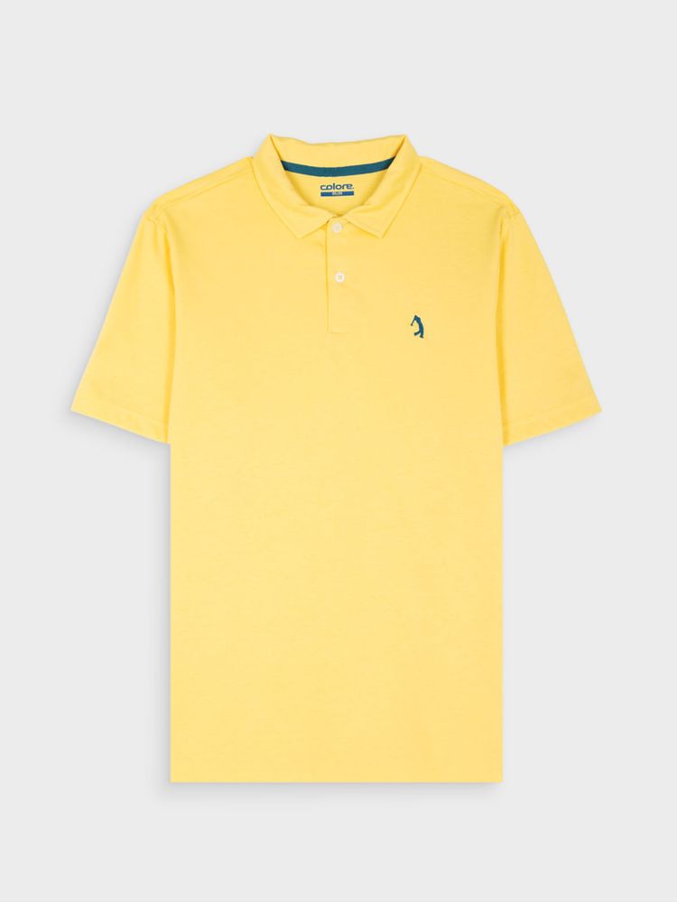 Polo Unicolor en Algodón para Hombre 13929