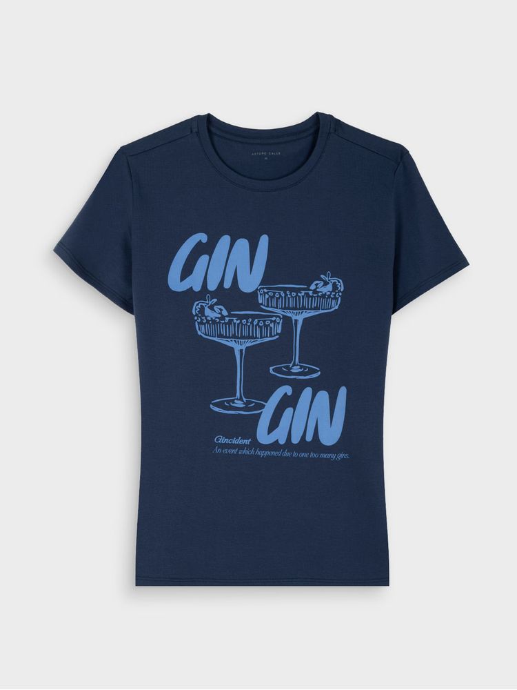 Camiseta Estampada para Mujer 44192