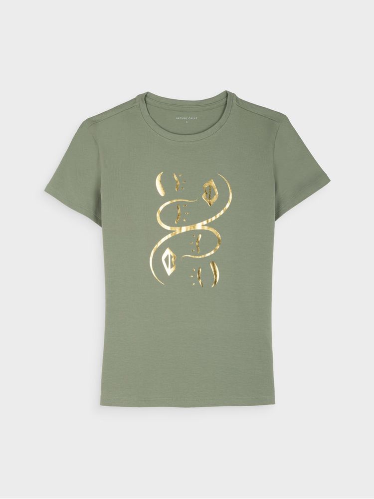 Camiseta Estampada para Mujer 44197