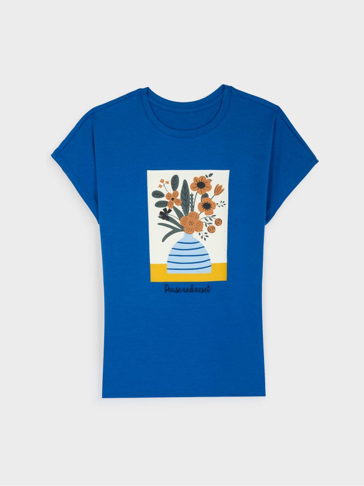 Camiseta Estampada para Mujer 44459