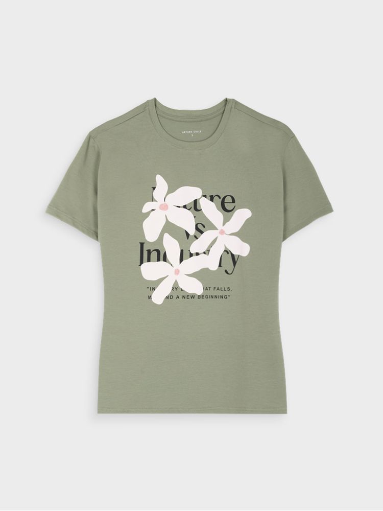 Camiseta Estampada para Mujer 44499