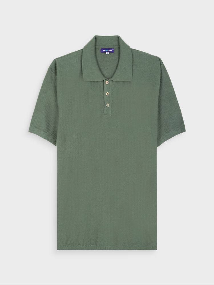 Polo con Textura Suave para Hombre 05761