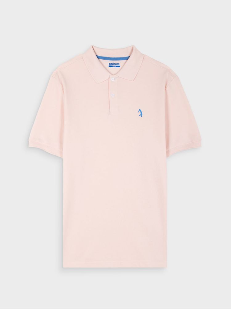 Polo Unicolor Jersey para Hombre 13644