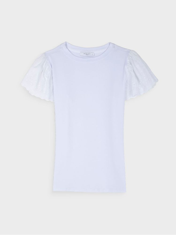 Camiseta con Detalle de Boleros para Mujer 37538