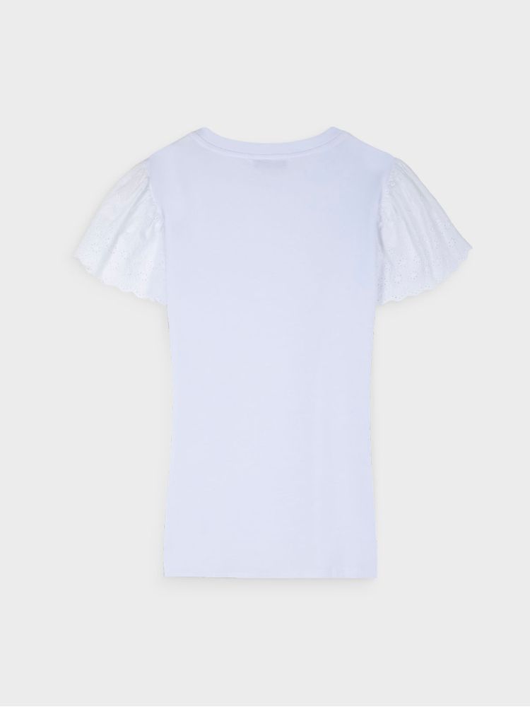 Camiseta con Detalle de Boleros para Mujer 37538