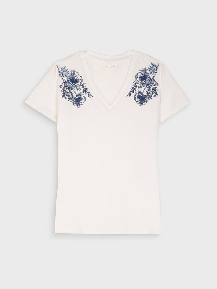 Camiseta Estampada para Mujer 42411