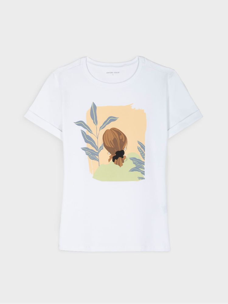 Camiseta Estampada para Mujer 43722