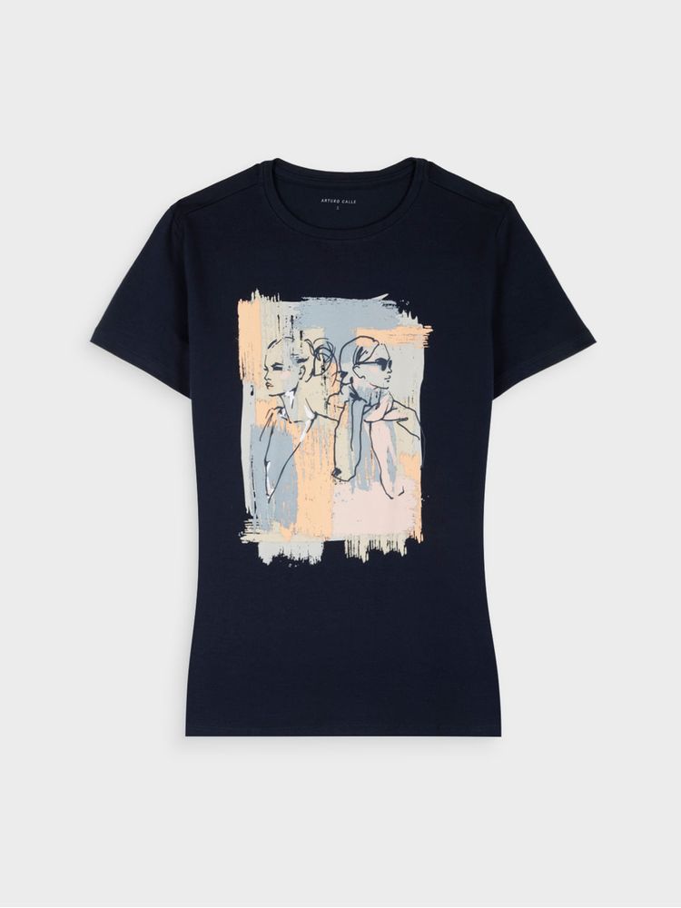 Camiseta Estampada para Mujer 43721