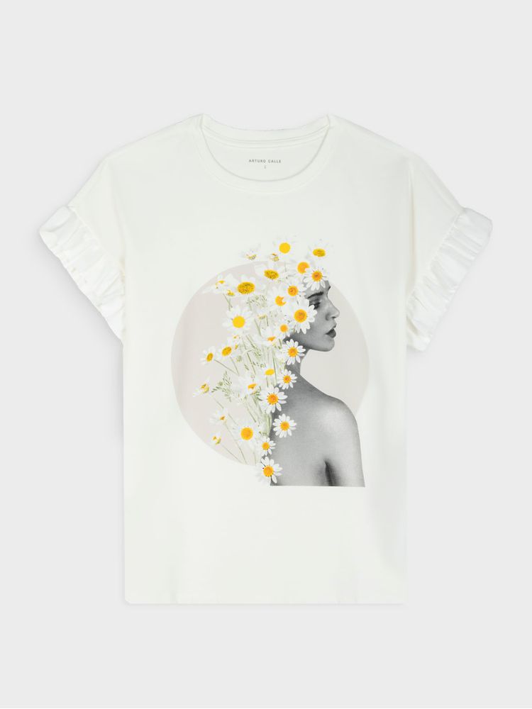 Camiseta Estampada para Mujer 42415