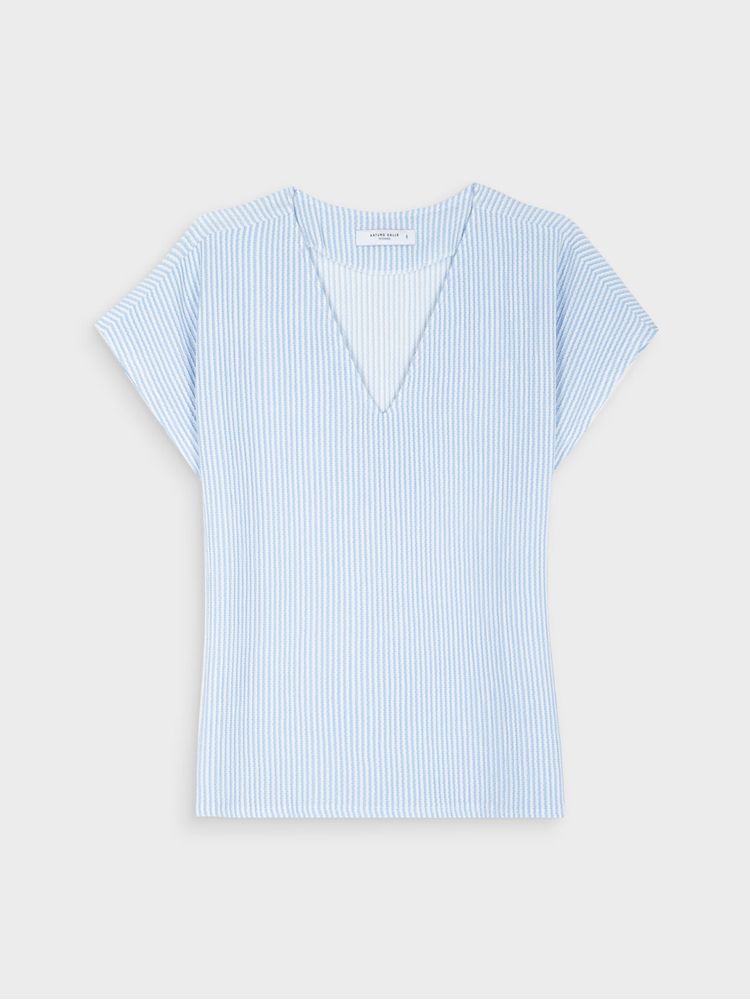 Camiseta Cuello en V para Mujer 45232