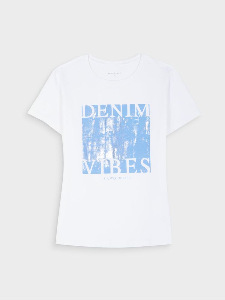 Camiseta Estampada para Mujer 37624