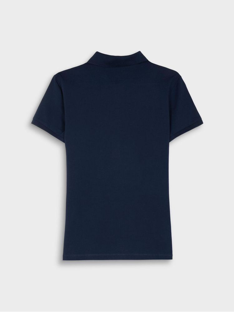 Camiseta Polo Unicolor para Mujer 40978