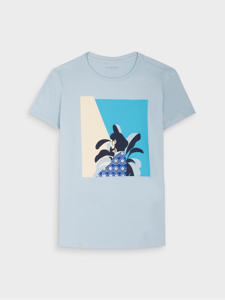 Camiseta Estampada para Mujer 40433